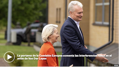 ¿BOICOT EN EL AVION DE VON DER LEYEN?... ¿PUTIN? ¡AH!