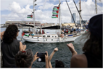 LA FLOTILLA -DE LA INUTILIDAD- VUELVE AL ATAQUE ¿NO PODRÍA HACER ALGO MÁS EFECTIVO?... ¿O SOLO ES POR SALIR EN LA FOTO?