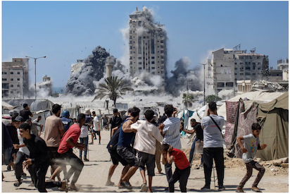 ISRAEL SIGUE ARRASANDO GAZA Y DEMOLIÉNDOLA