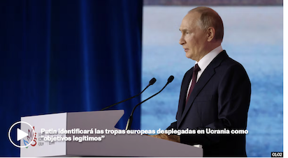 UCRANIA NO ENTRA EN LA OTAN, LA OTAN ENTRARÁ EN UCRANIA. PUTIN DICE QUE NO