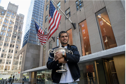 CARLOS ALCARAZ GANA EL OPEN USA Y NO TIENE ABUELA
