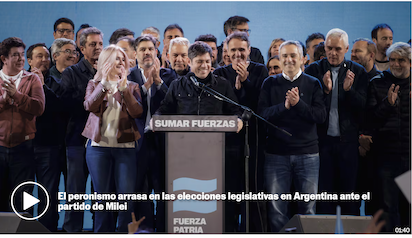 EL PERONISMO AVANZA Y MILEI PELIGRA