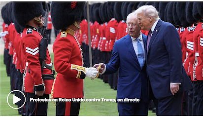 TRUMP VISITA LONDRES