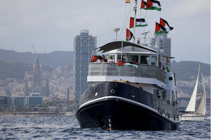 La flotilla con ayuda para Gaza se prepara para una posible intervención del ejército de Israel en aguas internacionales