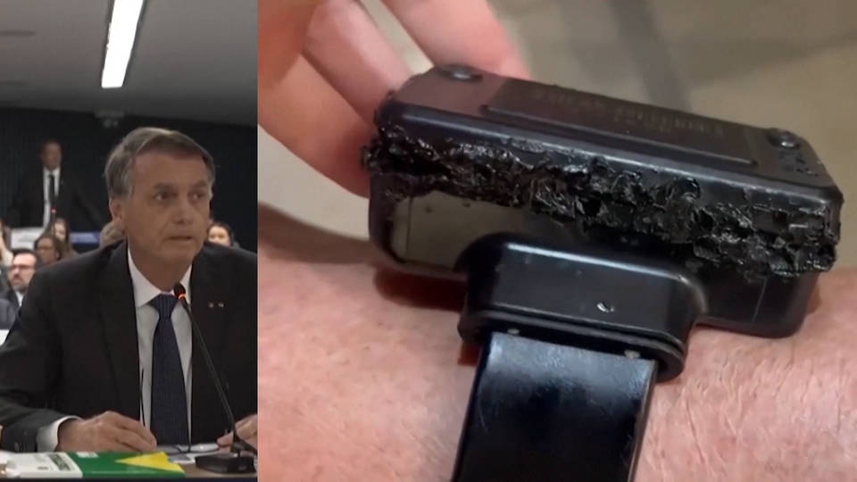 BOLSONARO DIZQUE MANIPULÓ LA TOBILLERA QUE VIGILA SUS MOVIMIENTOS DEBIDO A LA MEDICACIÓN QUE TOMA