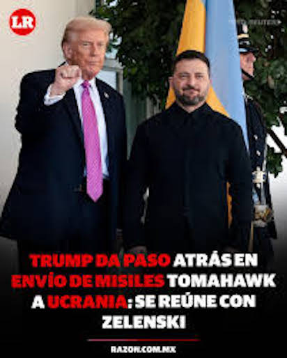Y ZELENSKI SE QUEDÓ SIN LOS TOMAHAWK… ¡GRACIAS TRUMP!
