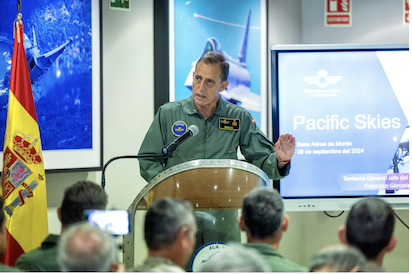 EL JEFE DEL EJERCITO DEL AIRE DESCUBRE UN NUEVO ESTADO: NO ESTAMOS EN GUERRA, PERO TAMPOCO EN PAZ