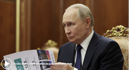 DRONES CONTRA UNA RESIDENCIA DE PUTIN: ZELENSKI NO QUIERE LA PAZ