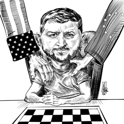 ZELENSKI EMPIEZA A VARIAR SU DISCURSO