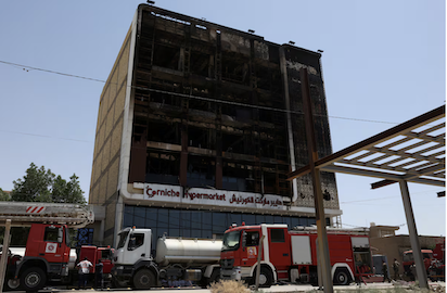 INCENDIO MORTAL EN UN SUPERMERCADO EN IRAK