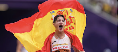 María Pérez, la diosa de la marcha, consigue espléndidamente su tercer título mundial