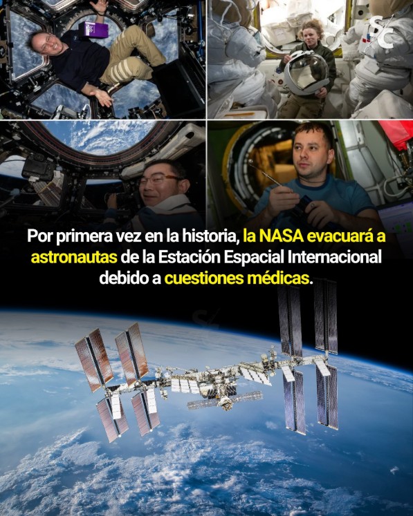 EVACUADA SIN PROBLEMAS LA TRIPULACIÓN DE LA EEI A CAUSA DE ENFERMEDAD GRAVE
