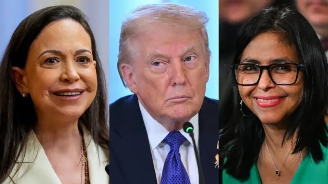 TRUMP, ¿A QUÉ JUEGA? RECIBE A CORINA DESPUÉS DE ENSALZAR A DELCY