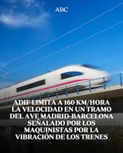 RESPUESTA DEL GOBIERNO AL ACCIDENTE DE TREN: ¡QUE VAYAN MÁS DESPACIO!