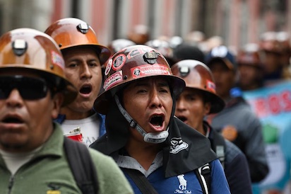 PROTESTAS EN BOLIVIA