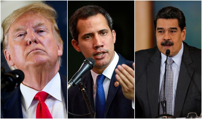TRUMP GUAIDO MADURO