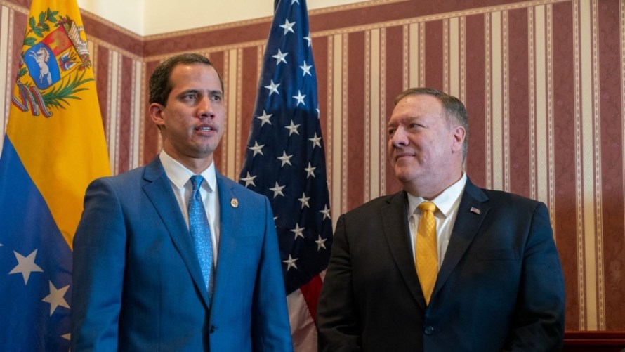 pompeo promete el apoyo de estados unidos cuando se encuentra con el guaido de venezuela en colombia 5e26e1eb67f70