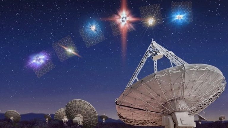 ONDAS DE RADIO EN EL ESPACIO