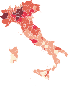 220px COVID 19 Outbreak Cases in Italy Density.svg