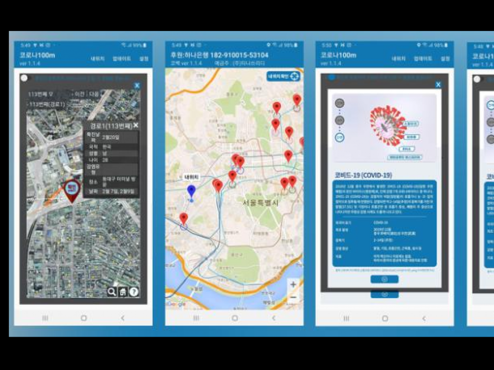 corona map una de las apps usadas en corea