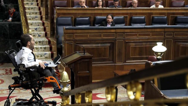 intervencion de pablo echenique en el congreso