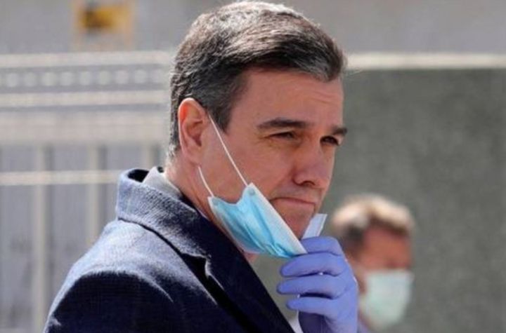 sanchez y la mascarilla