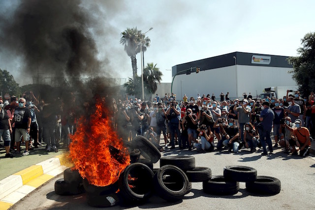 protestas cierre nissan barcelona 280520