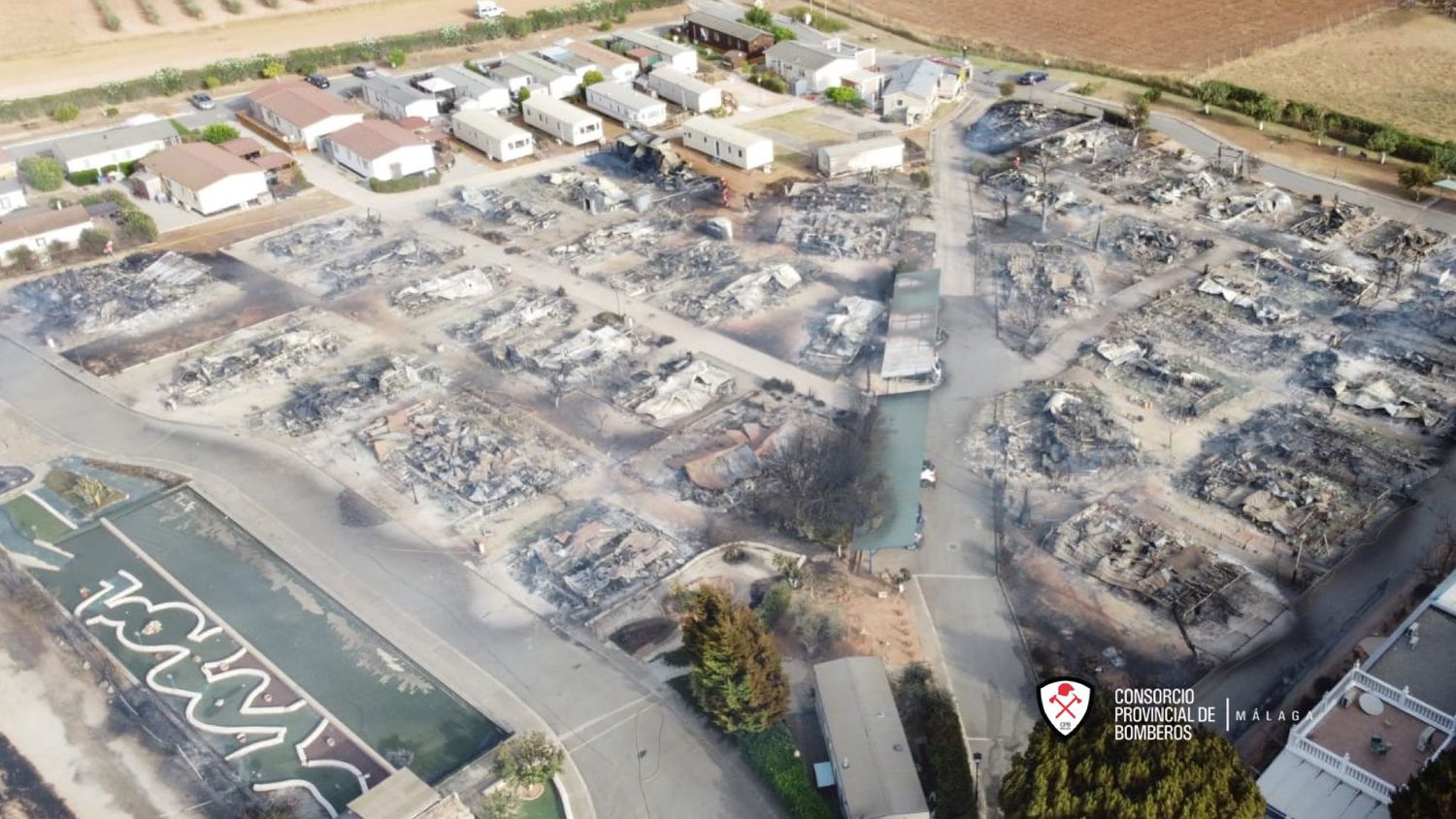 DRAMÁTICO INCENDIO EN CAMPING MALAGUEÑO