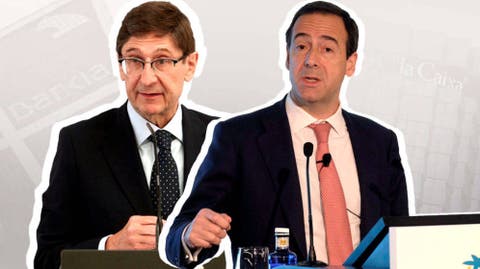 caixabank y bankia estudian una fusion inminente para reforzarse ante el covid