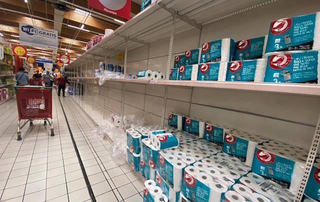 europapress 2717291 estanterias ausencia productos otras papel higienico papel cocina