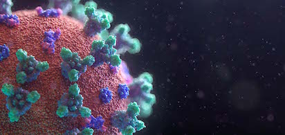 covid virus 3d