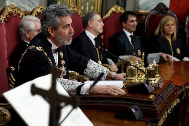 presidente del supremo del consejo general del poder judicial carlos lesmes pasado enero madrid 1579178444308