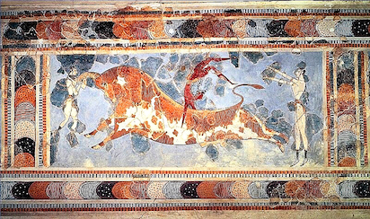 Knossos Bull Leaping Fresco