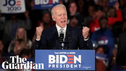 biden puños