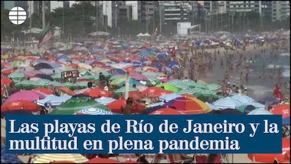 ¿Y AHORA QUÉ? EN BRASIL SE VAN A LA PLAYA