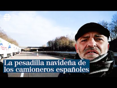 CAMIONES ATASCADOS EN UK 6 DÍAS: ¿ASUNTOS POLÍTICOS: BREXIT?